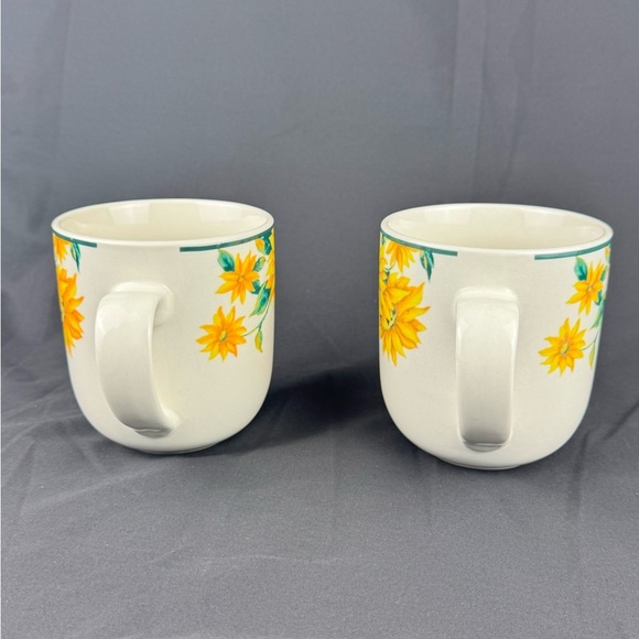 Thomson Pottery 5x Sunflower Ceramic Mugs - Picture 7 of 14